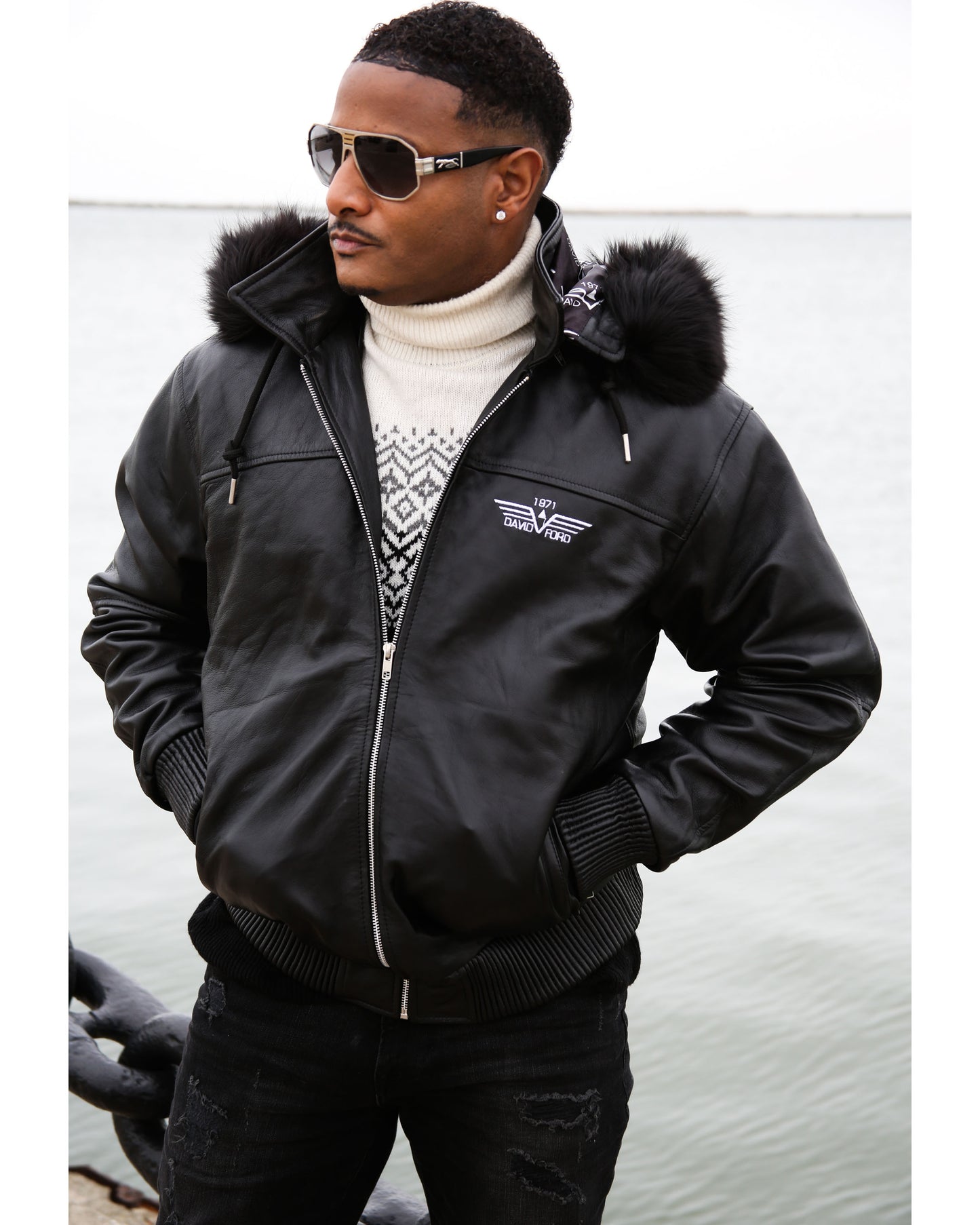 Hooded Lamb Leather