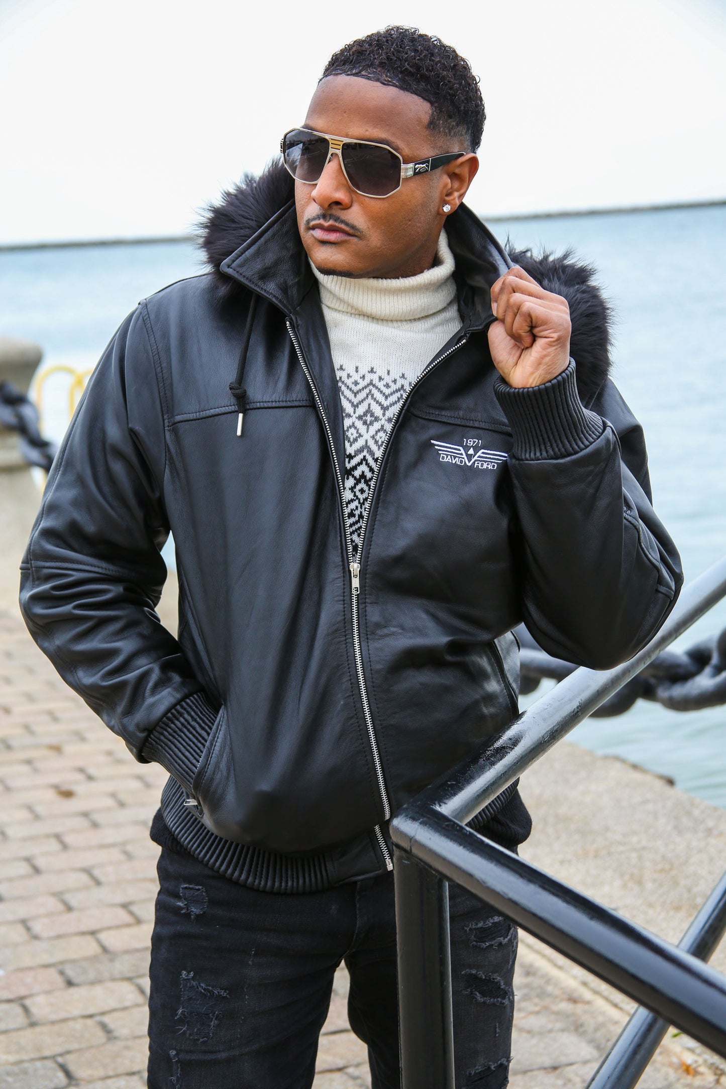 Hooded Lamb Leather