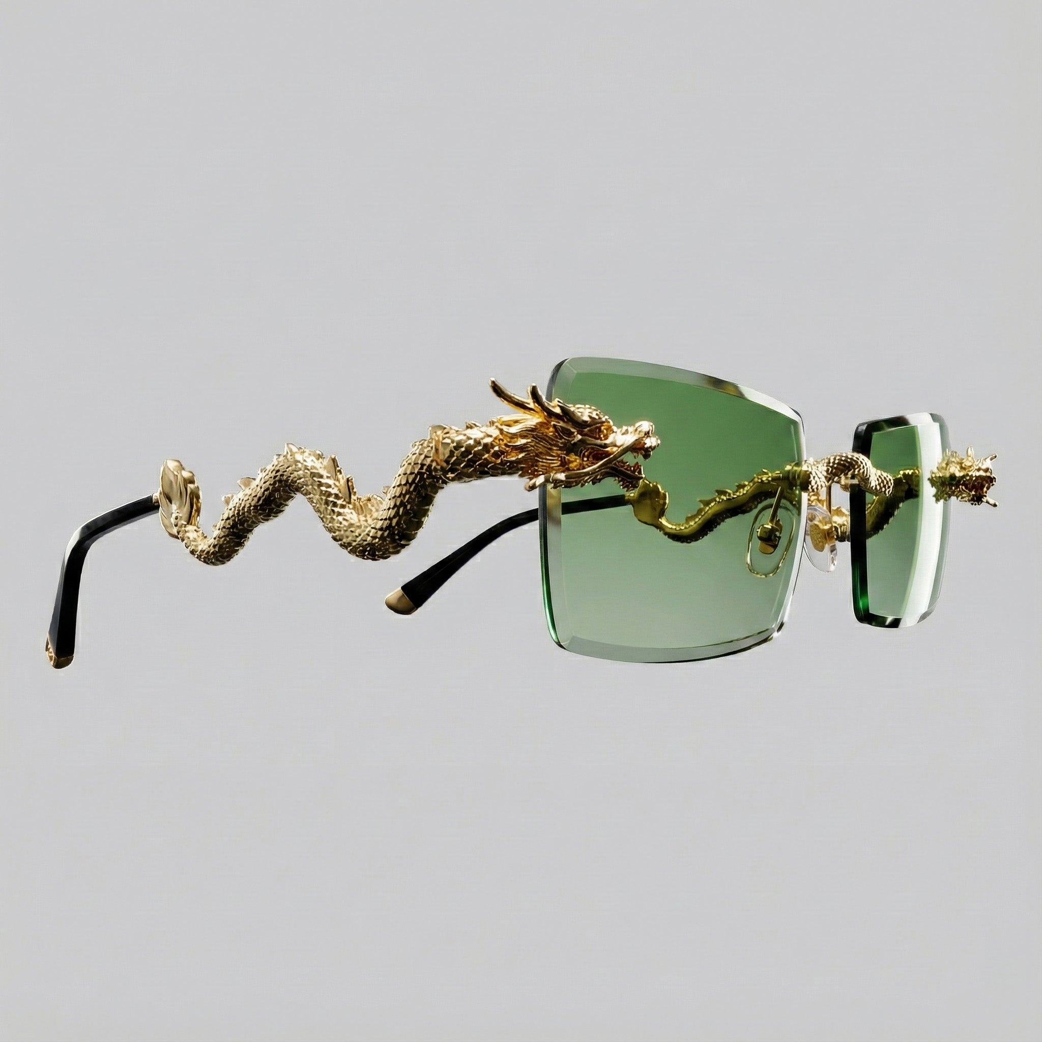 Dragon Rimless Eyewear | Futuristic Luxury Frames by David Ford