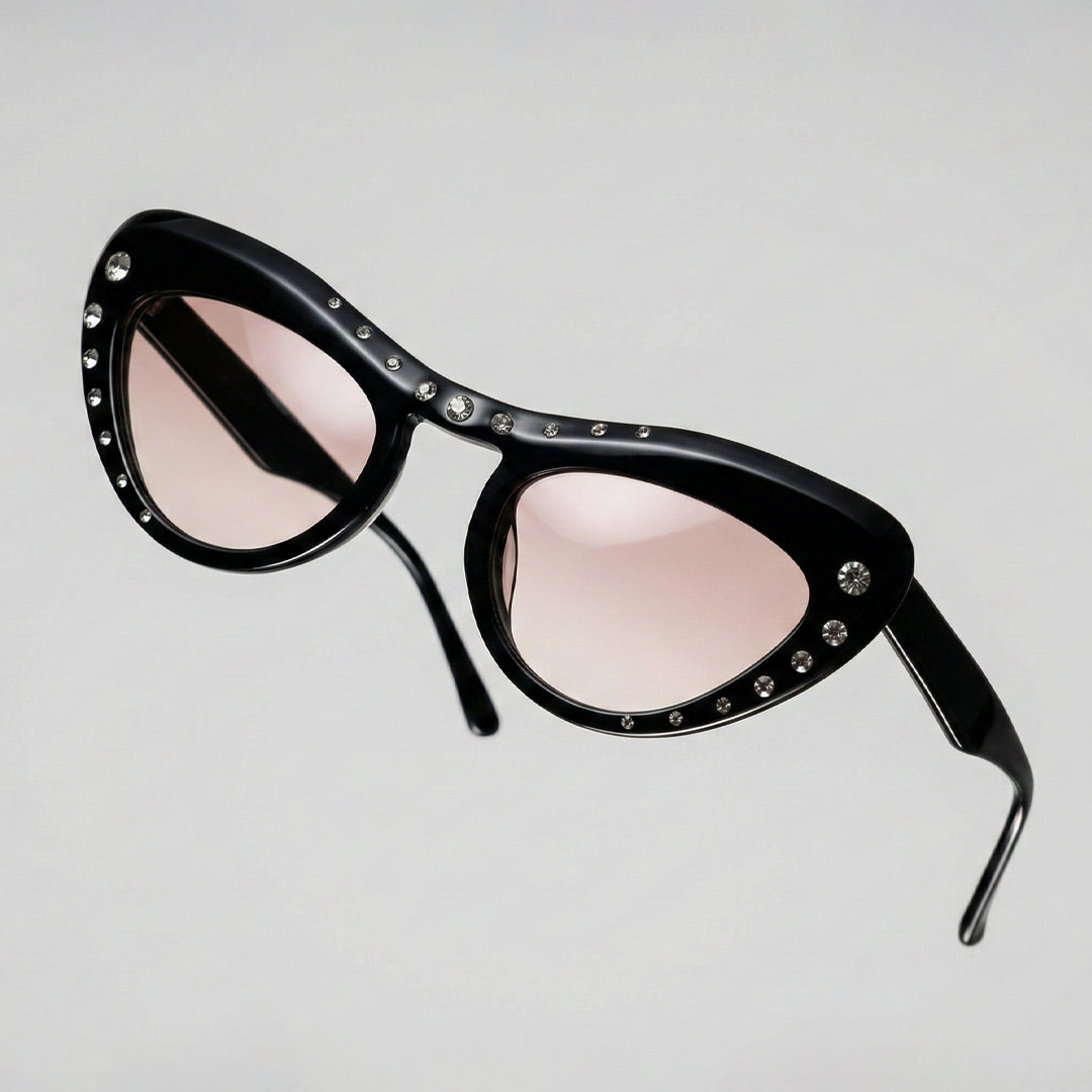 Swarovski Crystal Cateye – Luxury Handcrafted Eyewear by David Ford