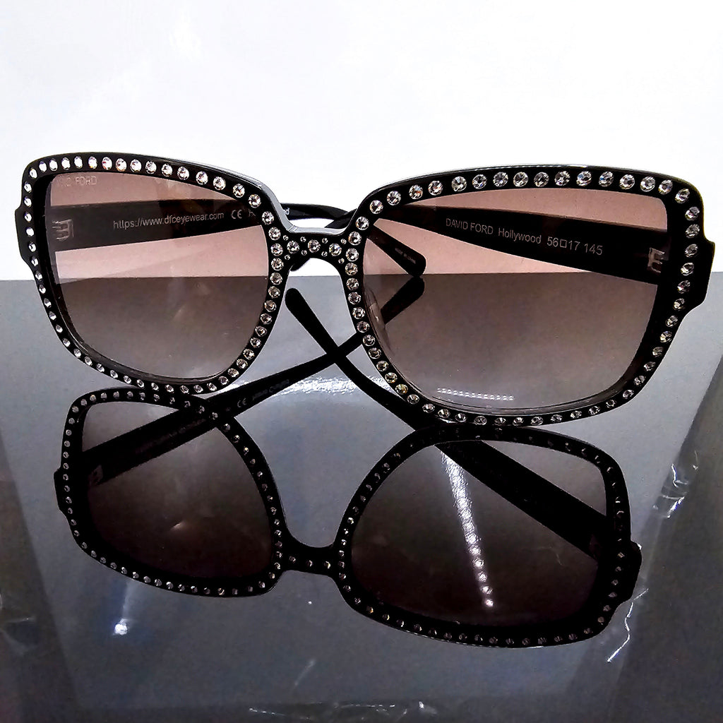 Swarovski Crystal Square – Luxury Handcrafted Eyewear by David Ford