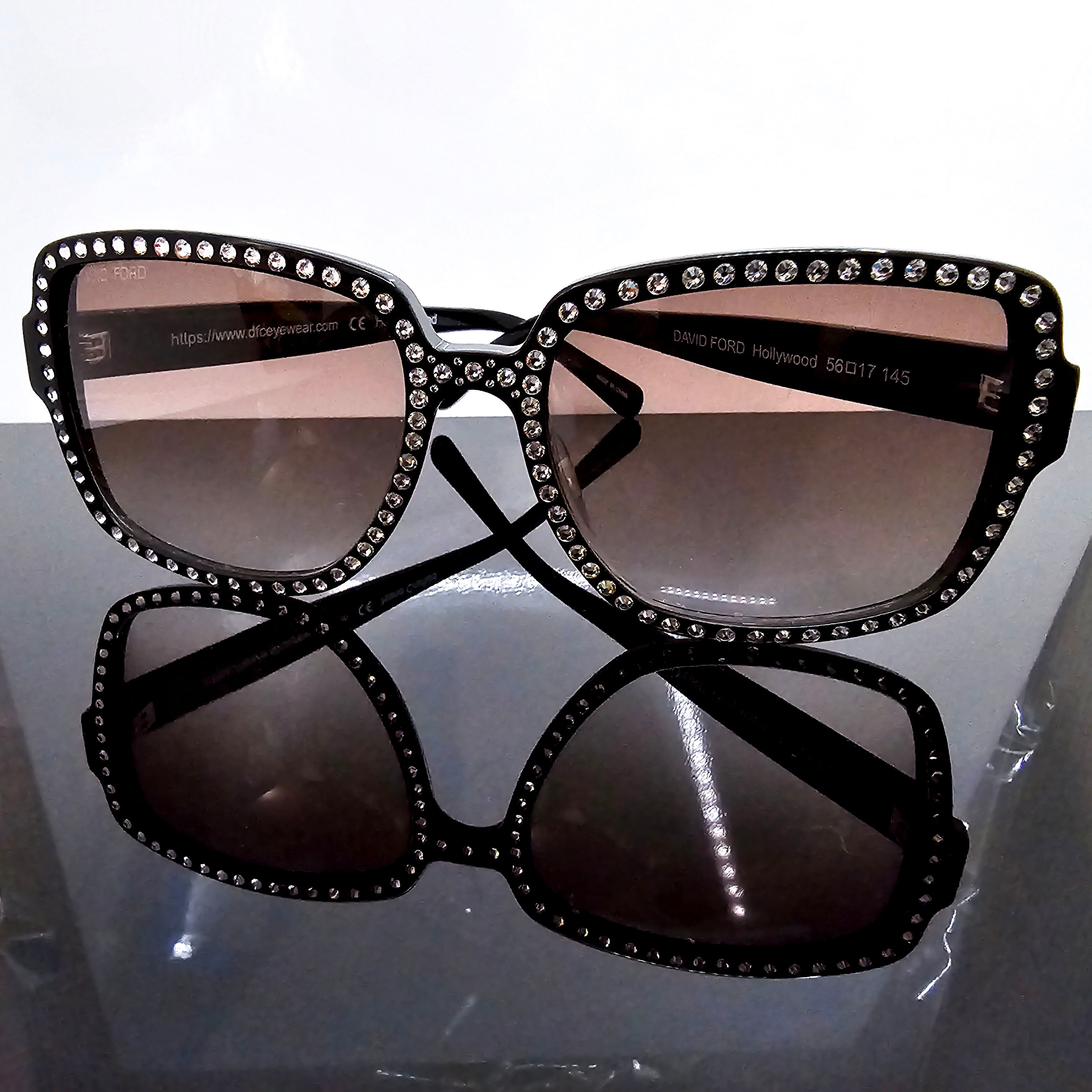 Swarovski Crystal Square – Luxury Handcrafted Eyewear by David Ford