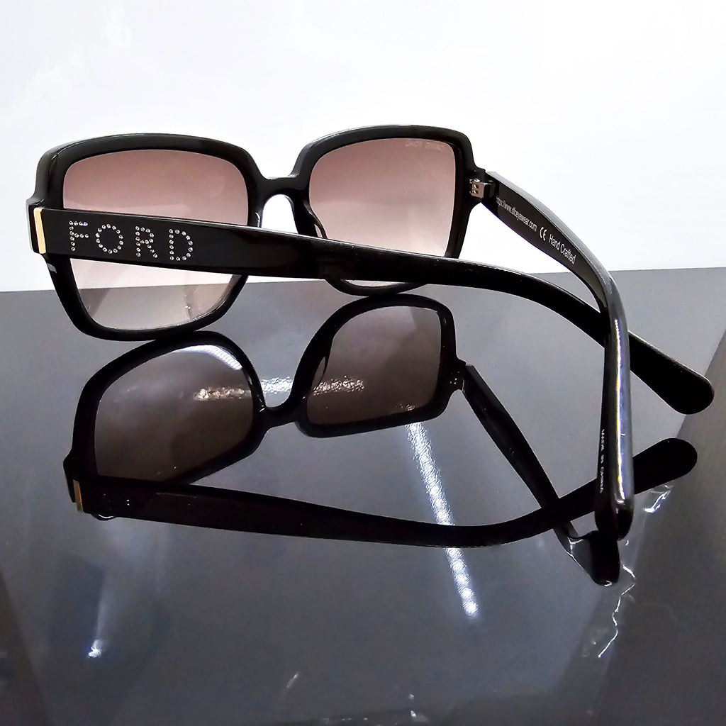 Swarovski Crystal Square – Luxury Handcrafted Eyewear by David Ford
