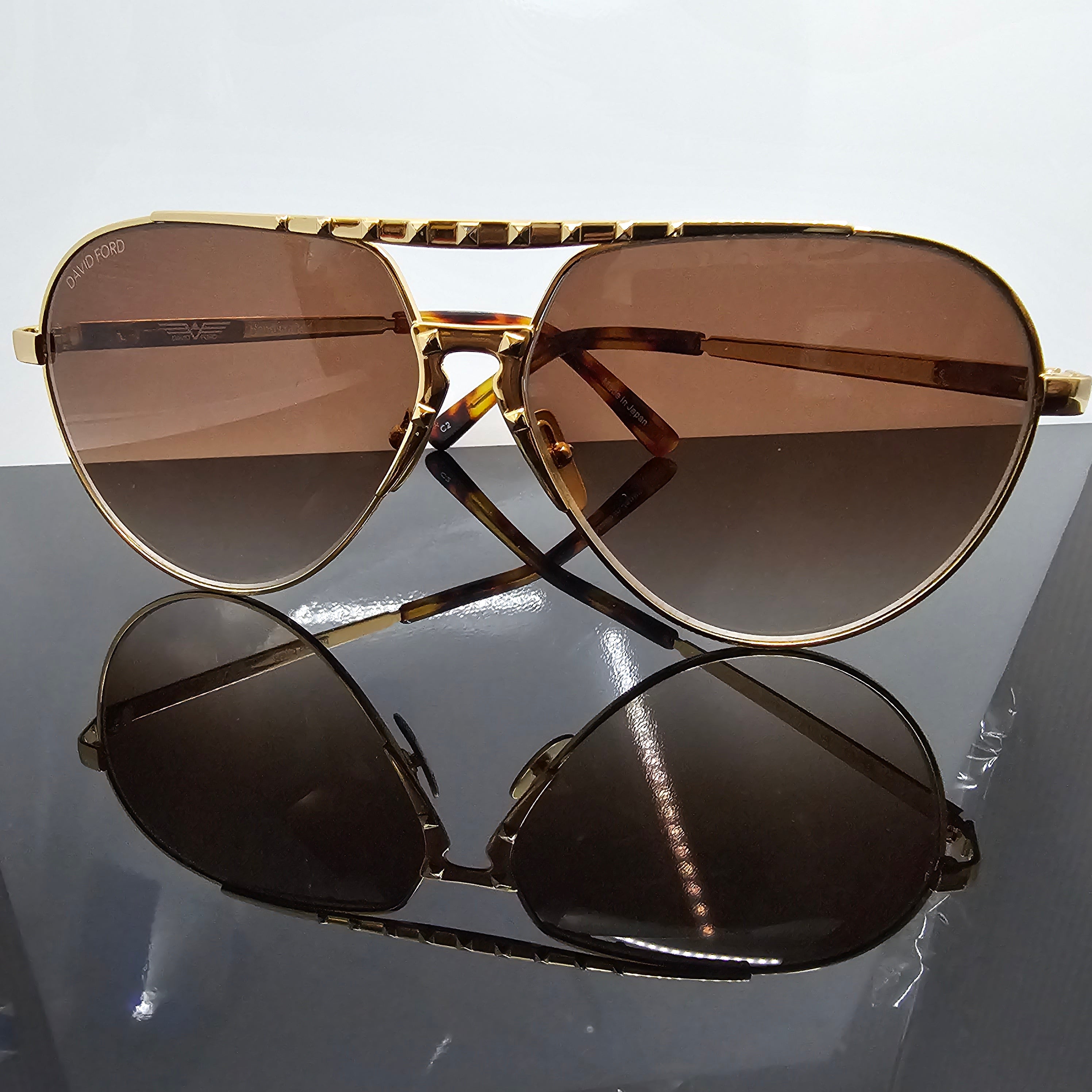 Diablo XVII 14k Collection – Luxury Aviator Eyewear by David Ford
