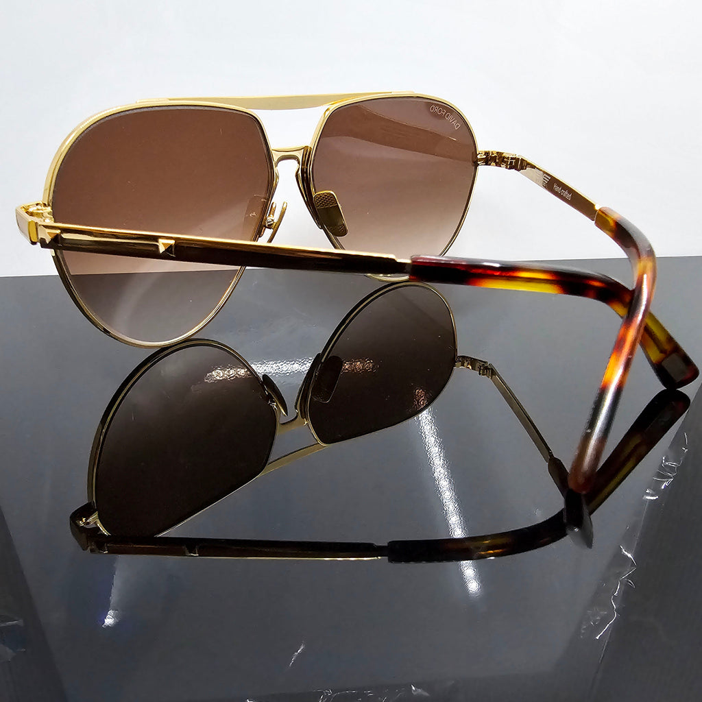 Diablo XVII 14k Collection – Luxury Aviator Eyewear by David Ford