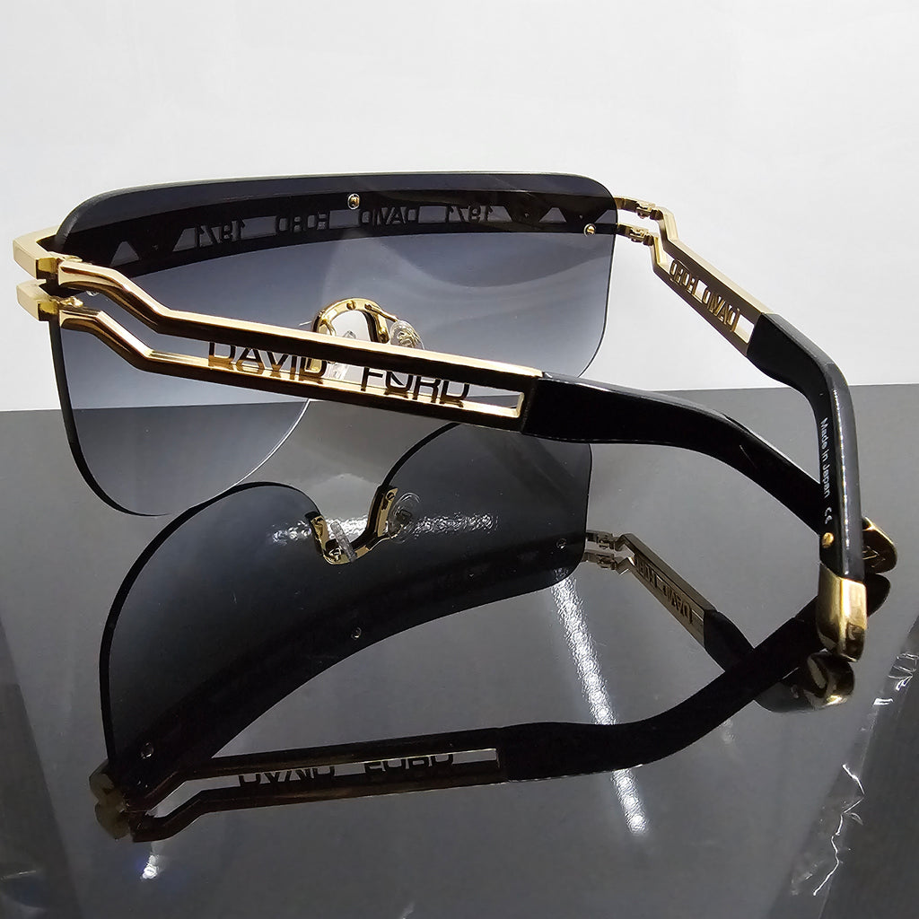 Signature Shield Collection – Luxury Oversized Shield Sunglasses by David Ford