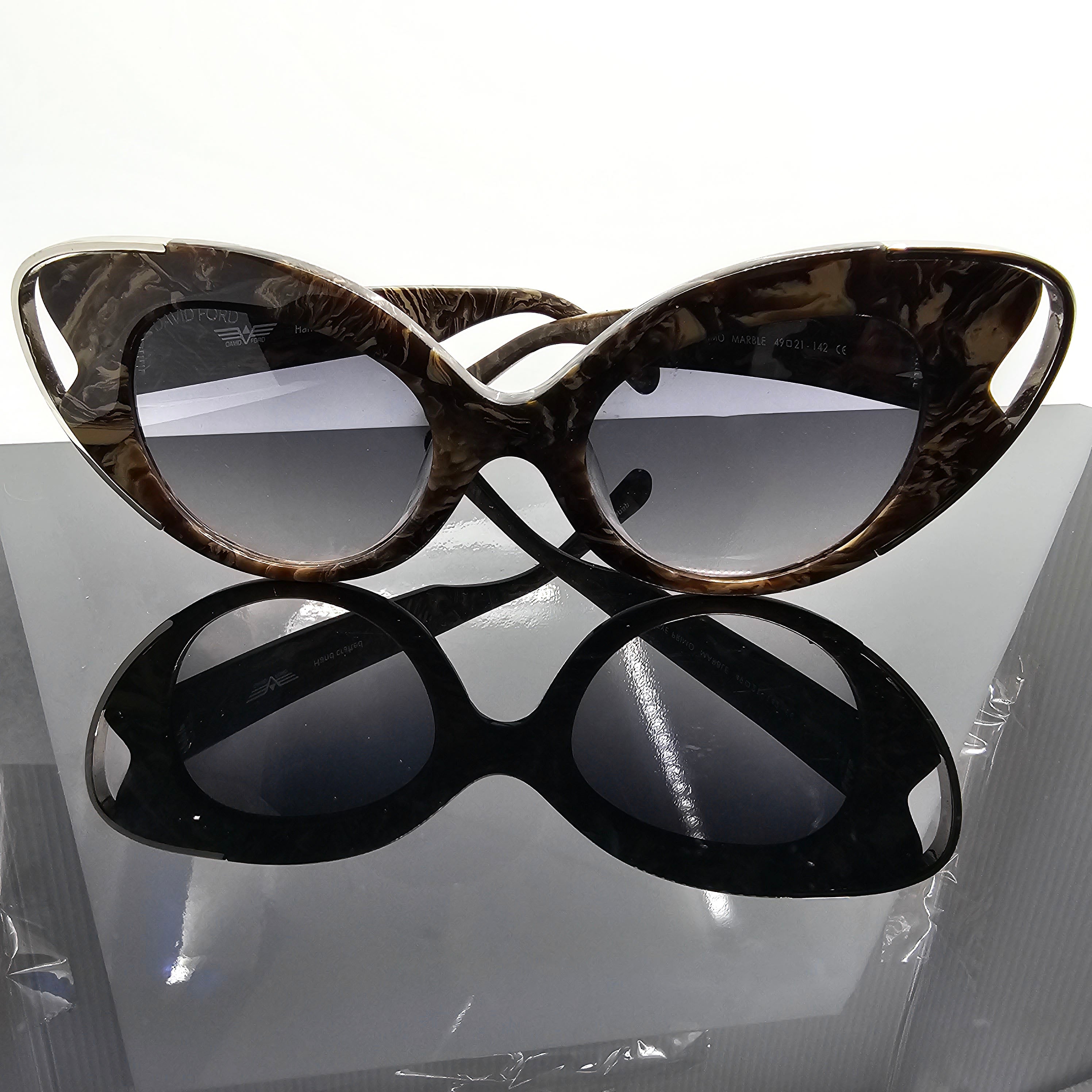 Cateye Primo Marble Collection – Luxury Women's Eyewear by David Ford