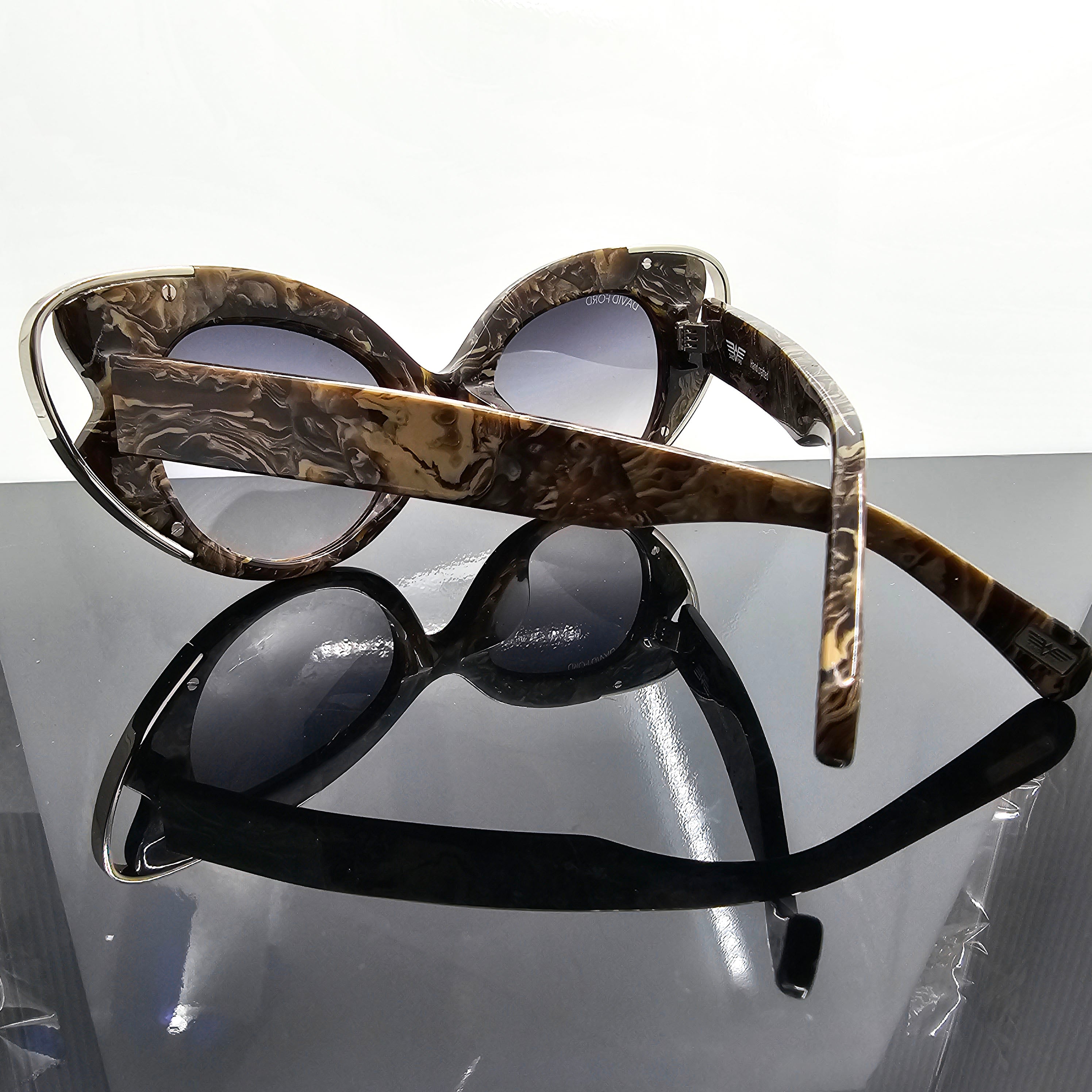 Cateye Primo Marble Collection – Luxury Women's Eyewear by David Ford
