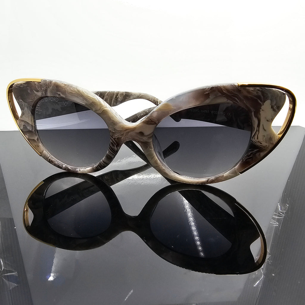 Cateye Primo Marble Collection – Luxury Women's Eyewear by David Ford