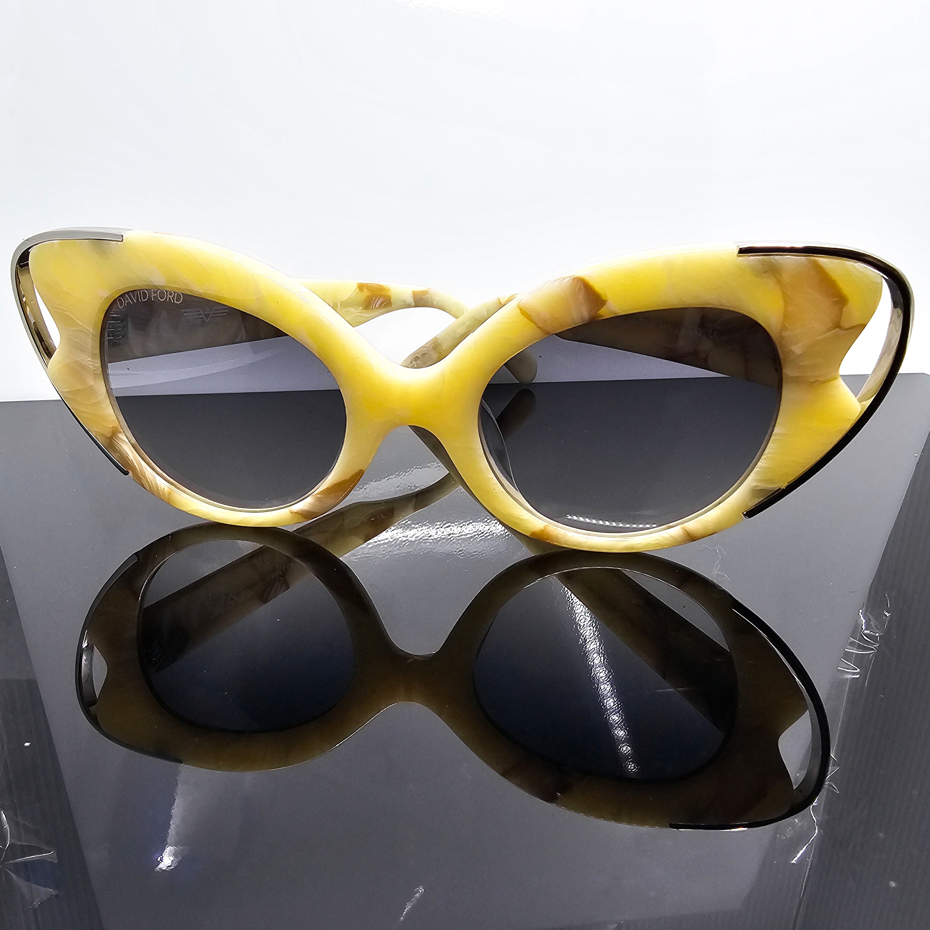 Cateye Primo Marble Collection – Luxury Women's Eyewear by David Ford