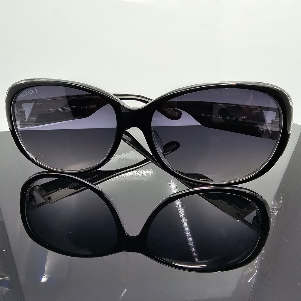 Medussa Collection – Black, Yellow & Blue Unisex Eyewear by David Ford