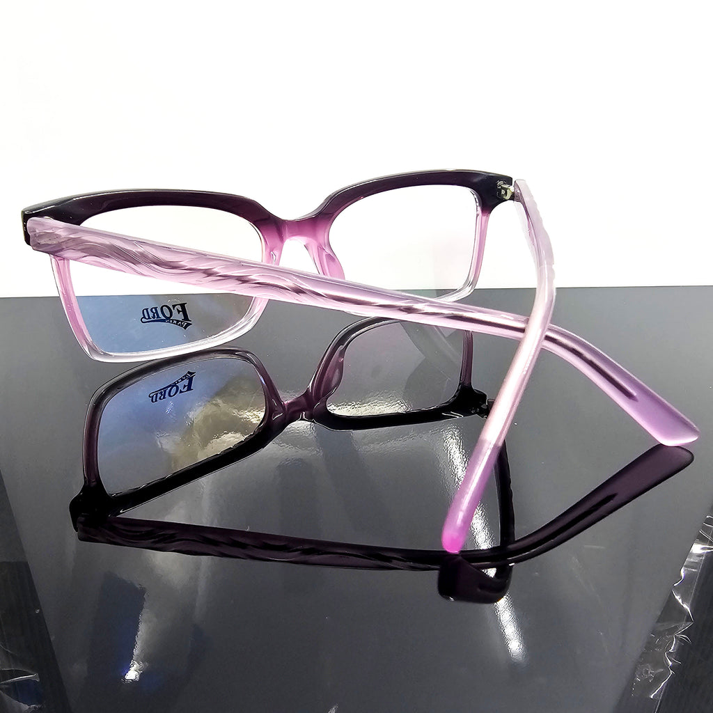Ford Paris Square Purple – Bold Square Optical Eyewear by David Ford