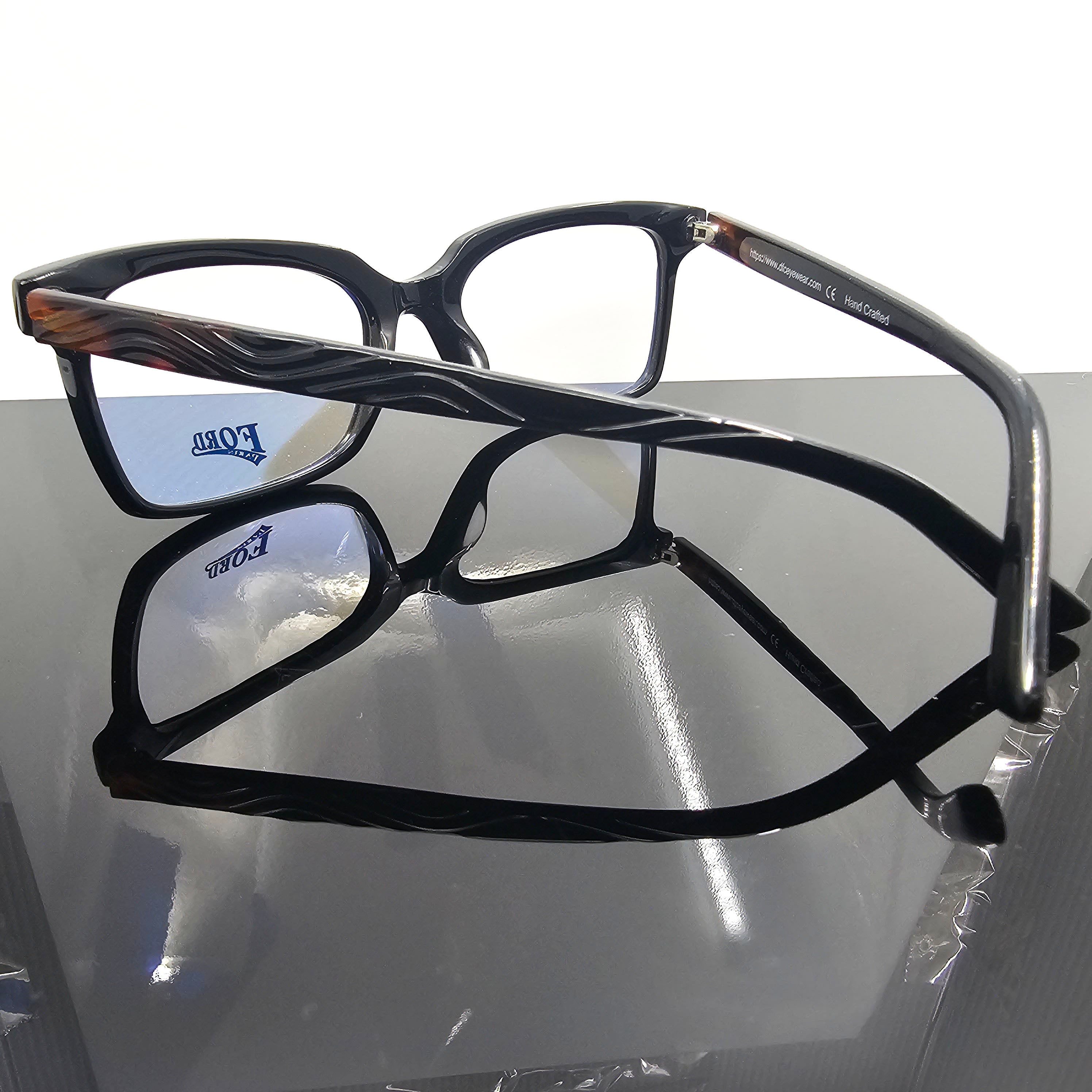 Ford Paris Square Purple – Bold Square Optical Eyewear by David Ford