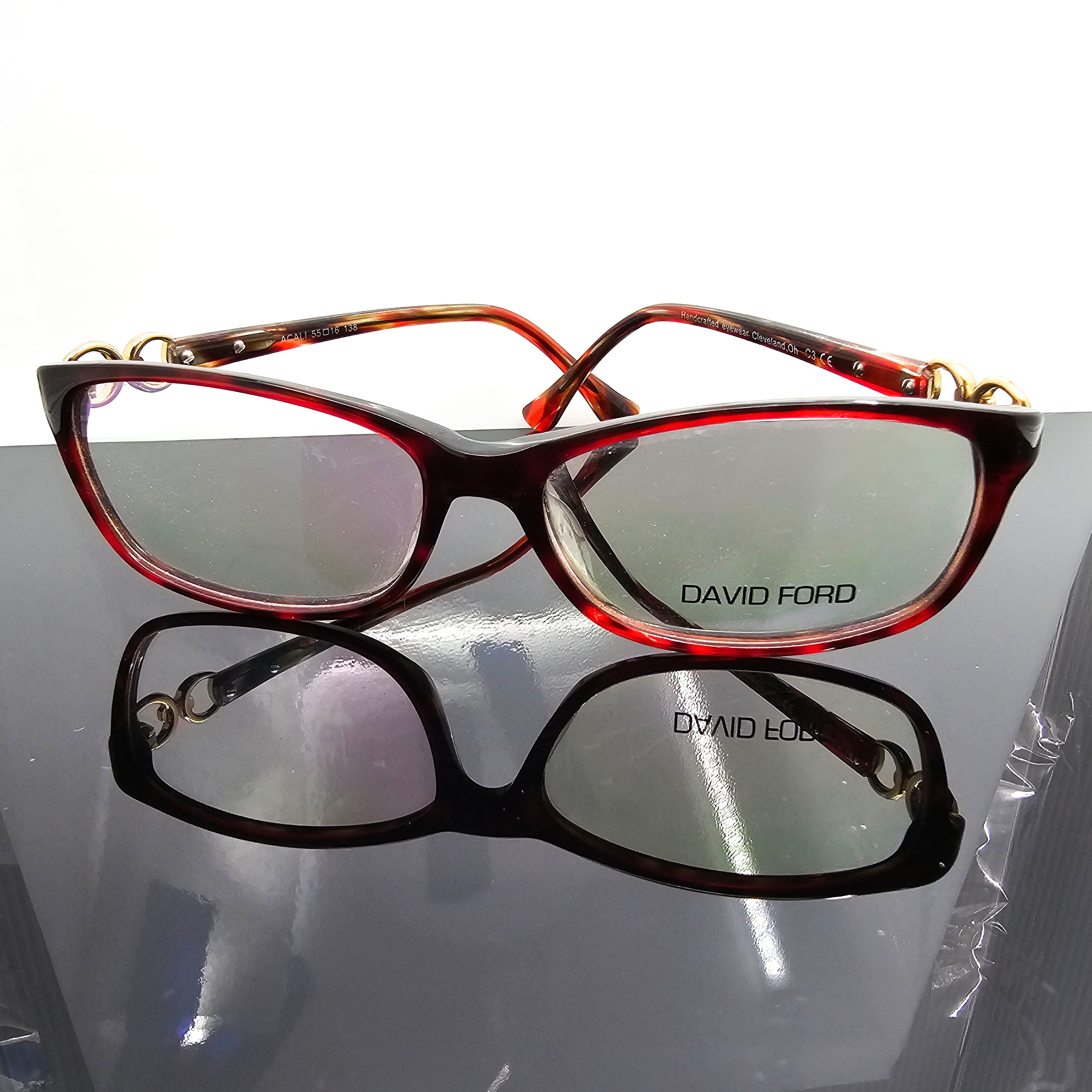 Acali Red Eyewear | Bold Luxury Frames by David Ford