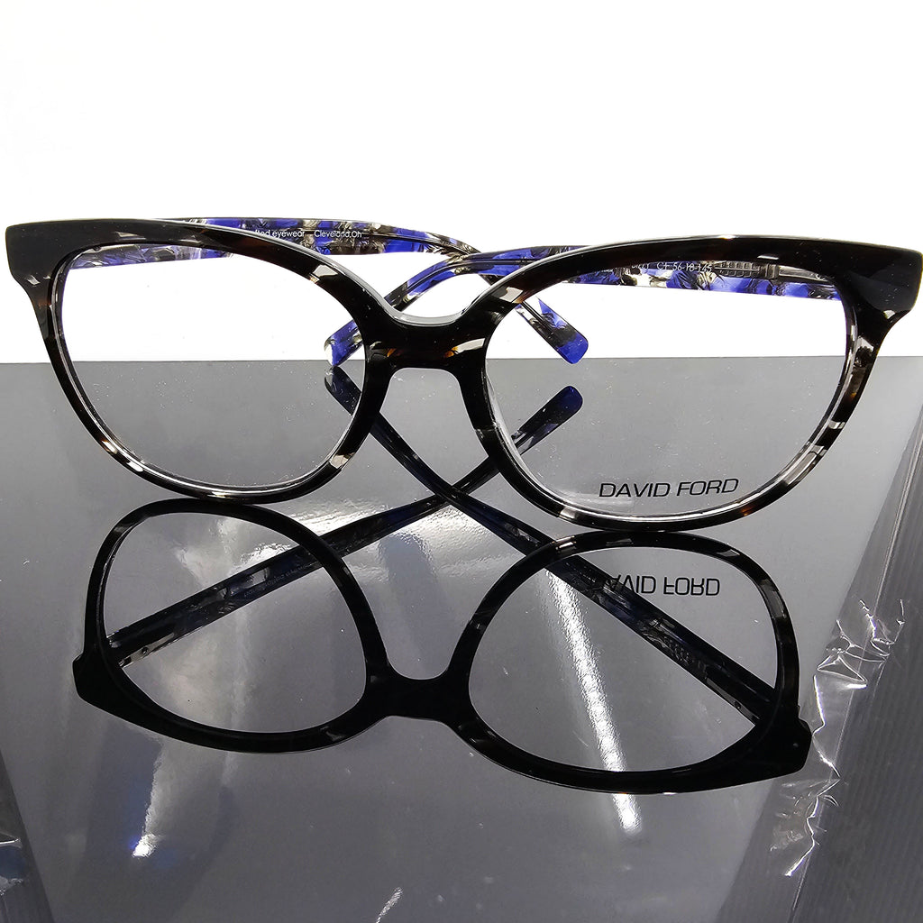 Bizzy – Oversized Round Acetate Eyewear by David Ford