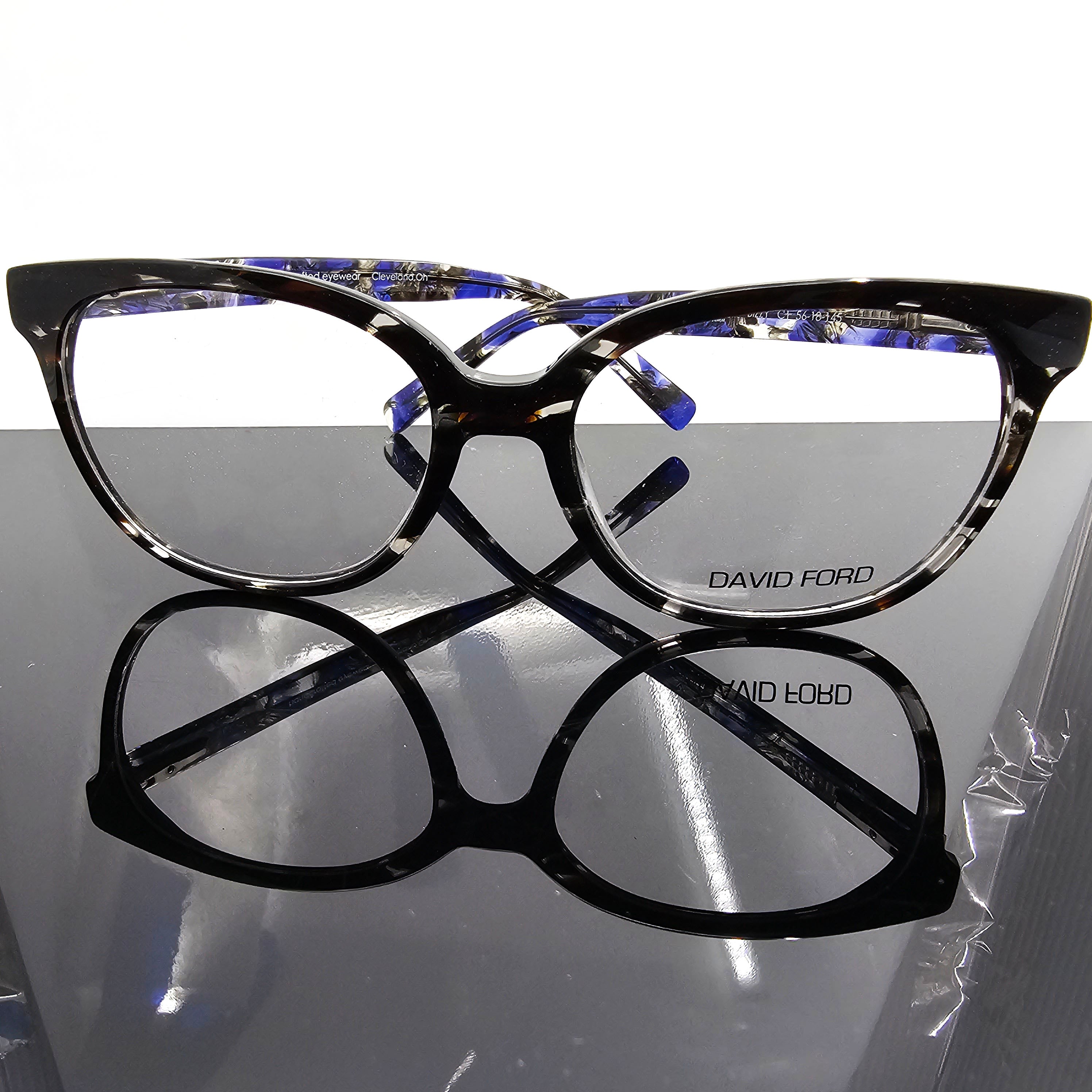 Bizzy – Oversized Round Acetate Eyewear by David Ford