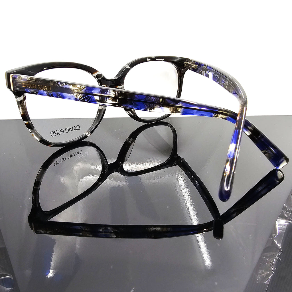 Bizzy – Oversized Round Acetate Eyewear by David Ford
