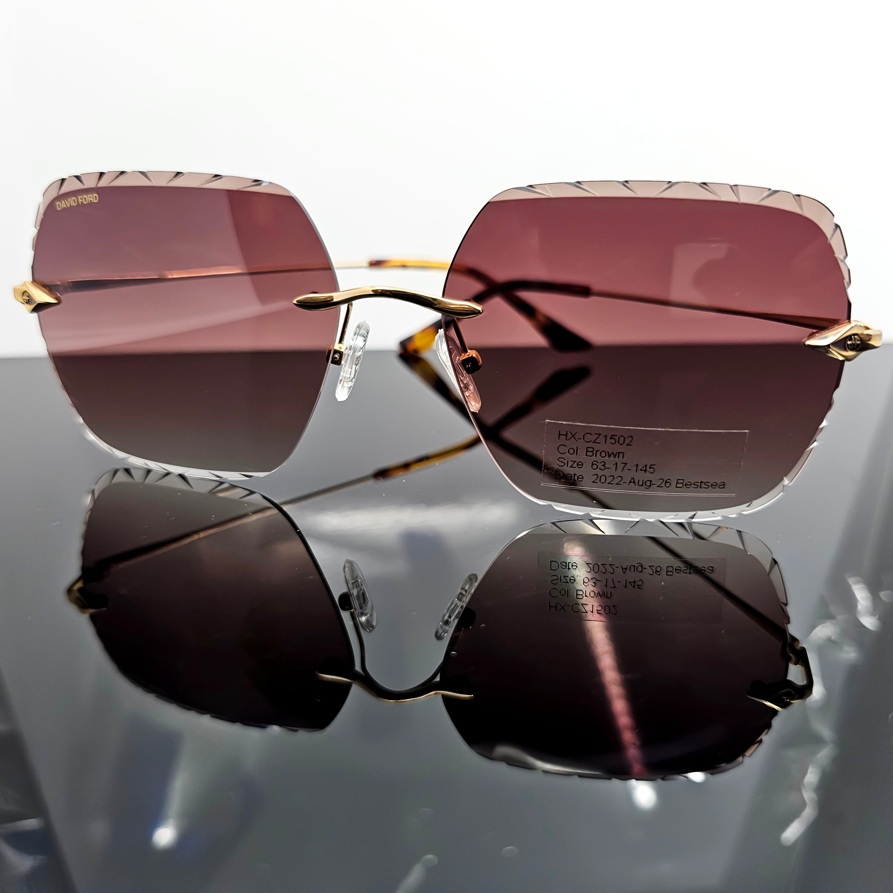 Diamond Cut Rimless – Luxury Minimalist Eyewear by David Ford