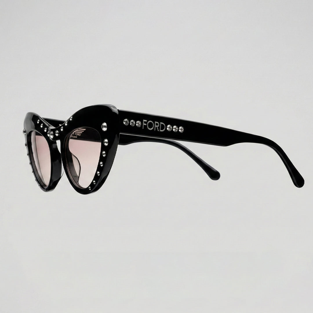 Swarovski Crystal Cateye – Luxury Handcrafted Eyewear by David Ford