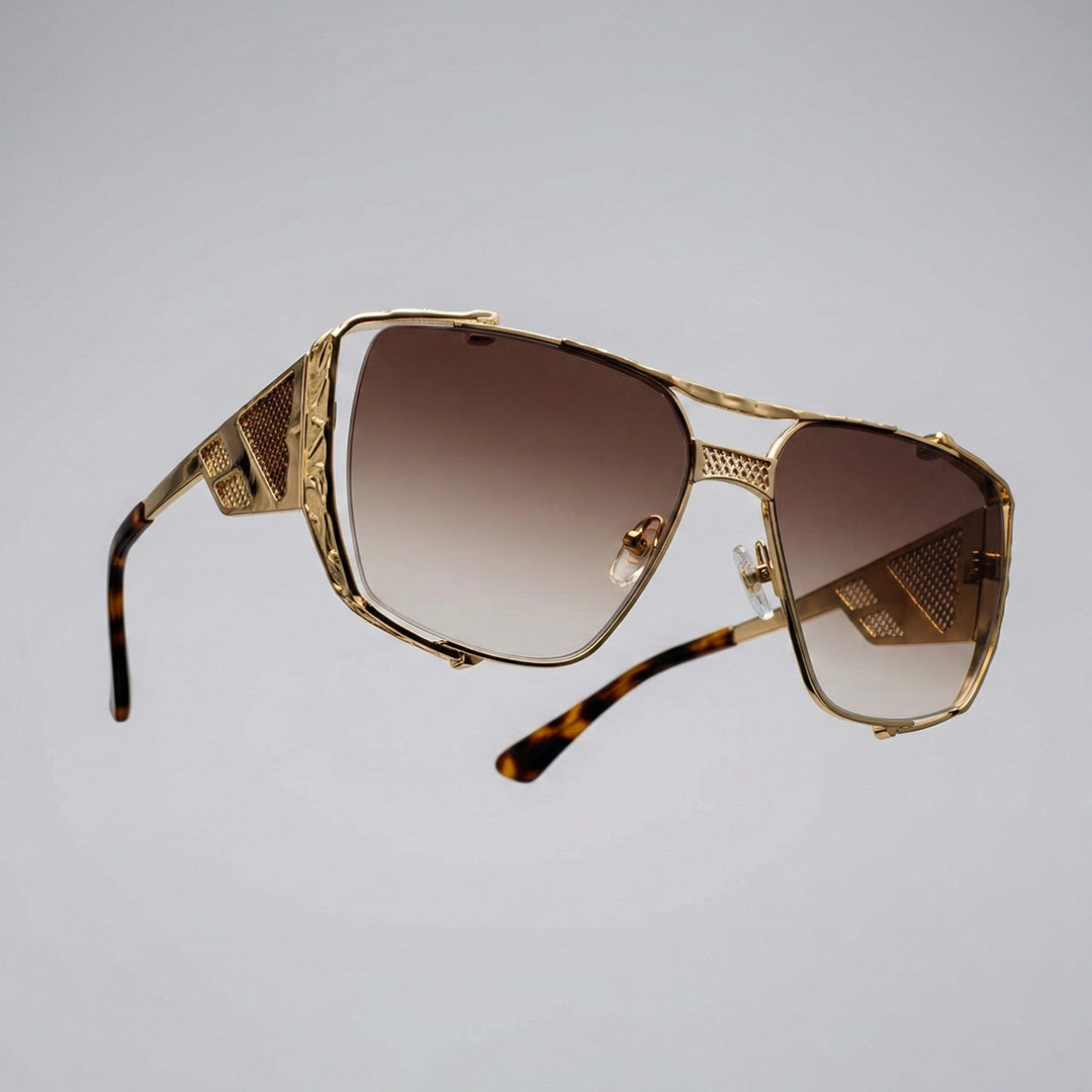 Gold Nugget Belair – Luxury Unisex Sunglasses by David Ford