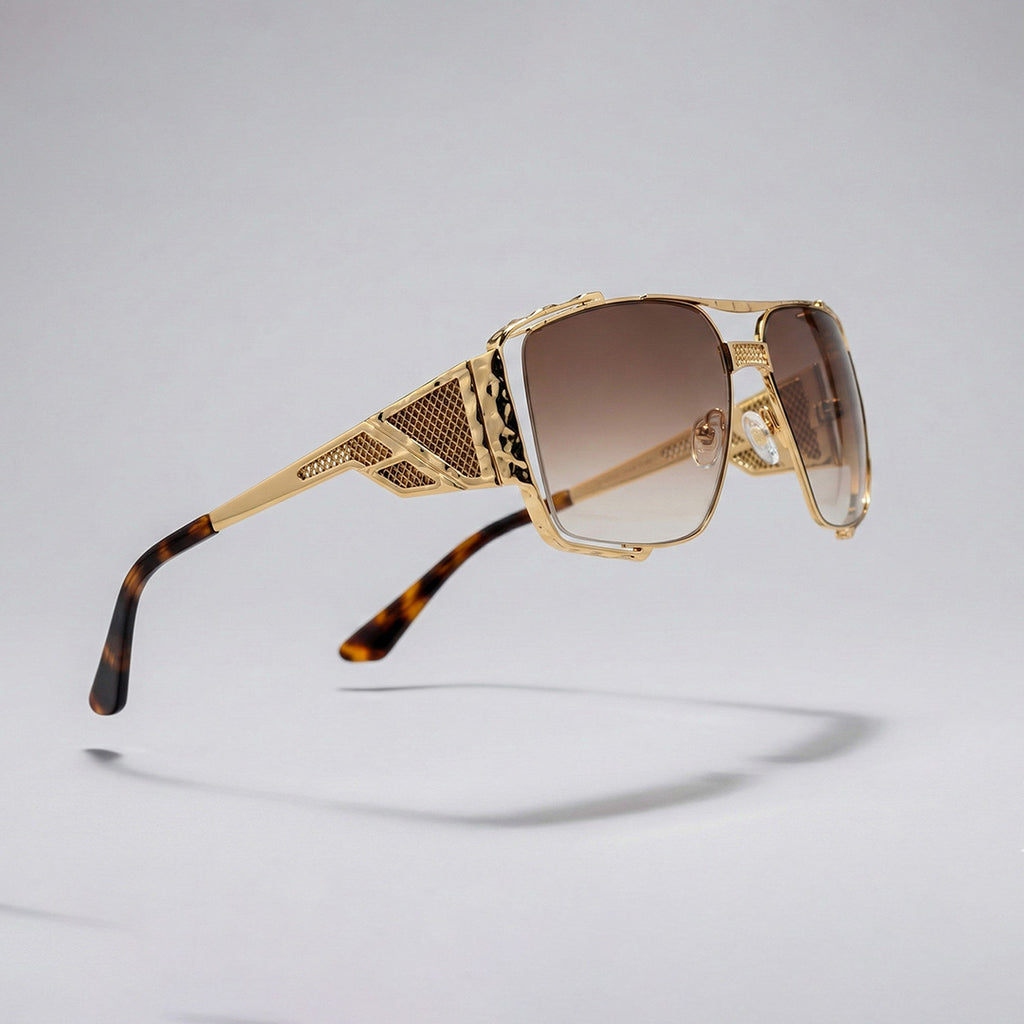 Gold Nugget Belair – Luxury Unisex Sunglasses by David Ford