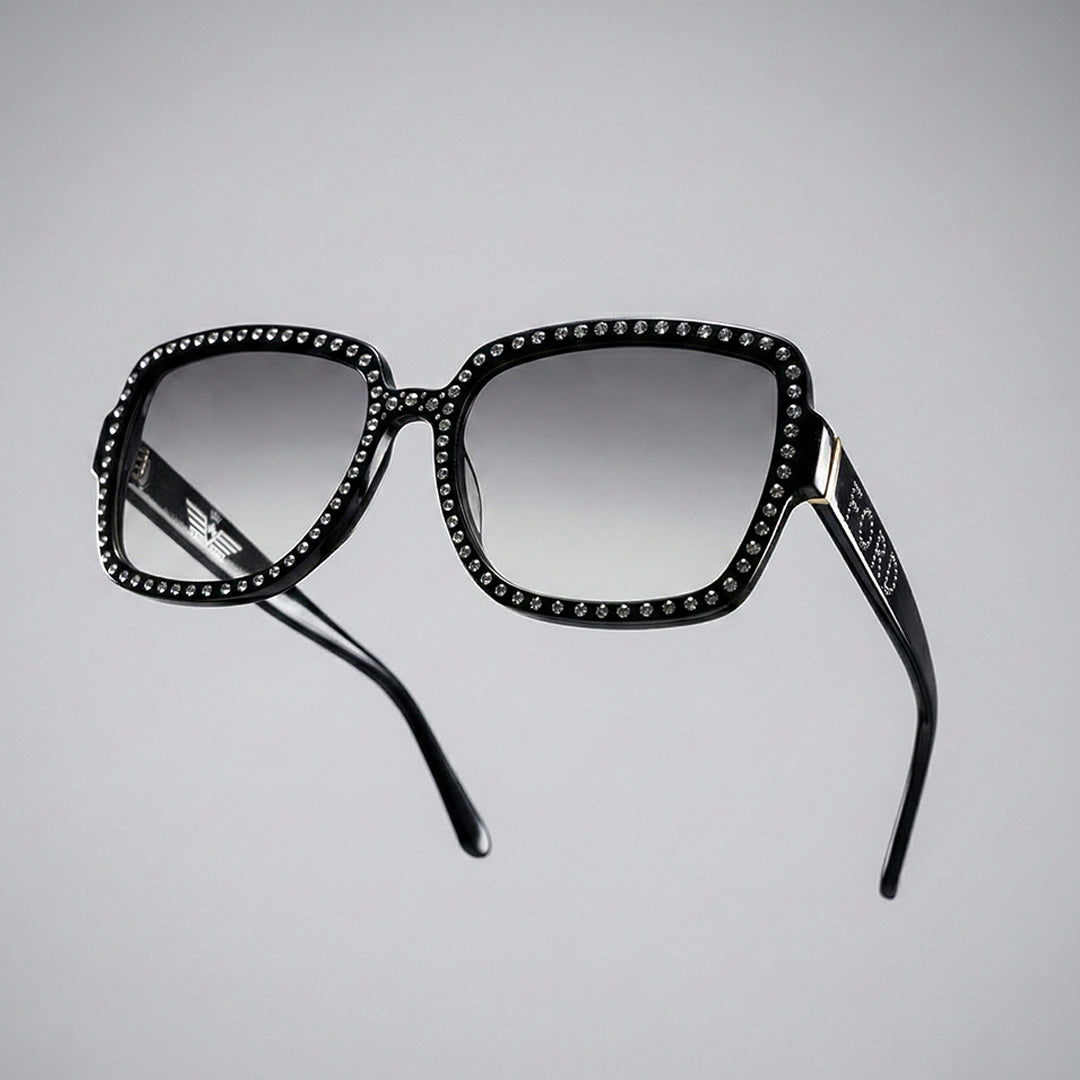 Swarovski Crystal Square – Luxury Handcrafted Eyewear by David Ford