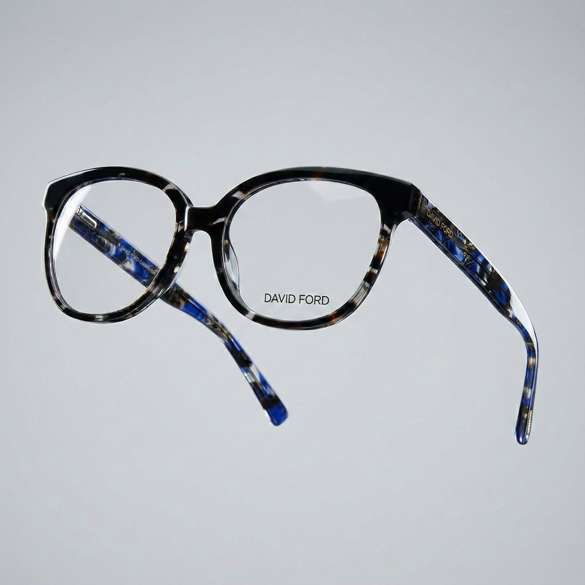 Bizzy – Oversized Round Acetate Eyewear by David Ford