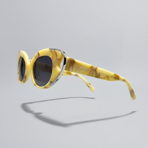 Cateye Primo Marble Collection – Luxury Women's Eyewear by David Ford