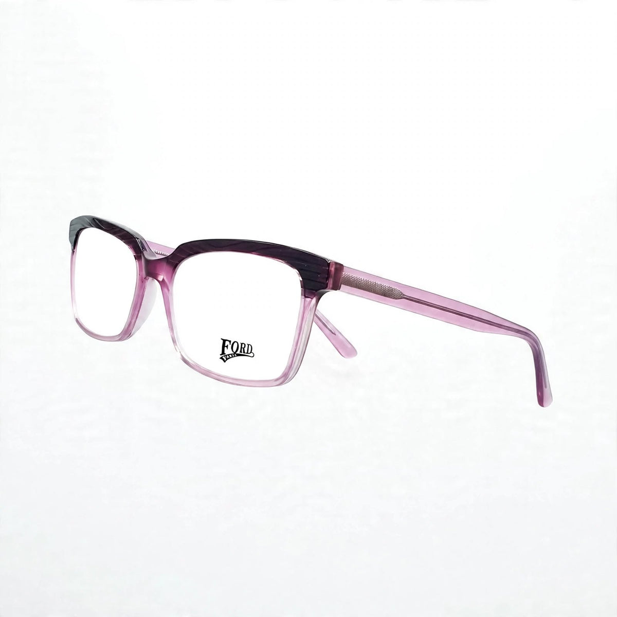 Ford Paris Square Purple – Bold Square Optical Eyewear by David Ford