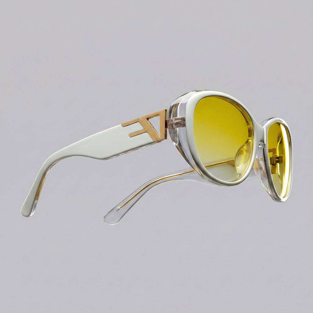 Medussa Collection – Black, Yellow & Blue Unisex Eyewear by David Ford