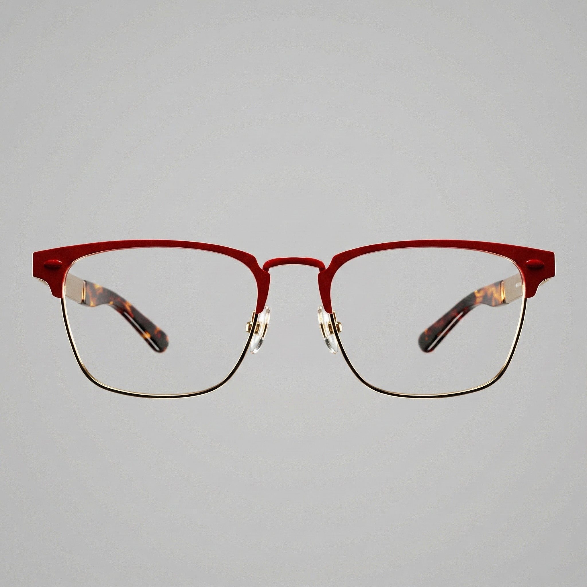 St. Clair Collection – Sophisticated Square Metal Eyewear by David Ford