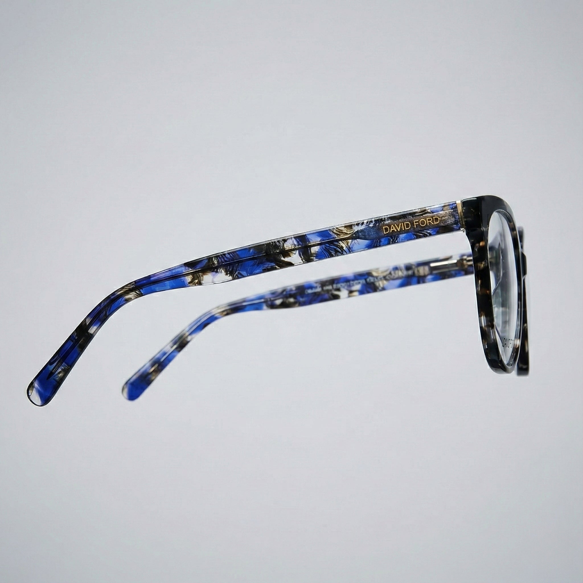 Bizzy – Oversized Round Acetate Eyewear by David Ford