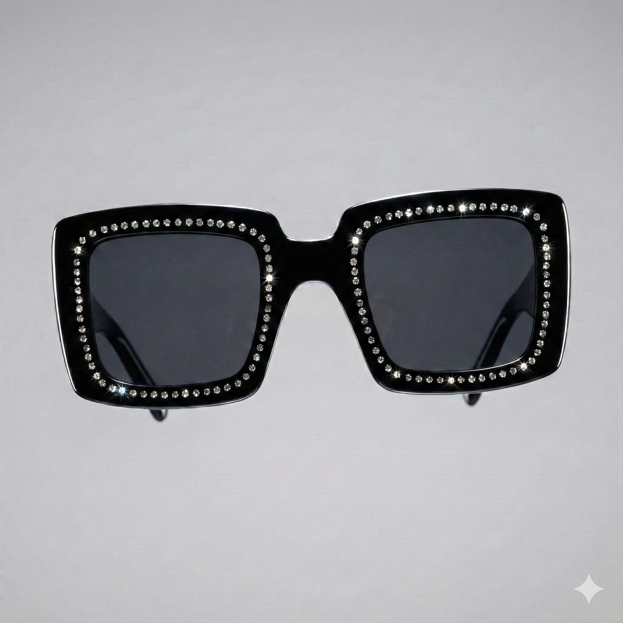 Opulence Black Swarovski Eyewear | Luxury Women's Designer Frames by David Ford