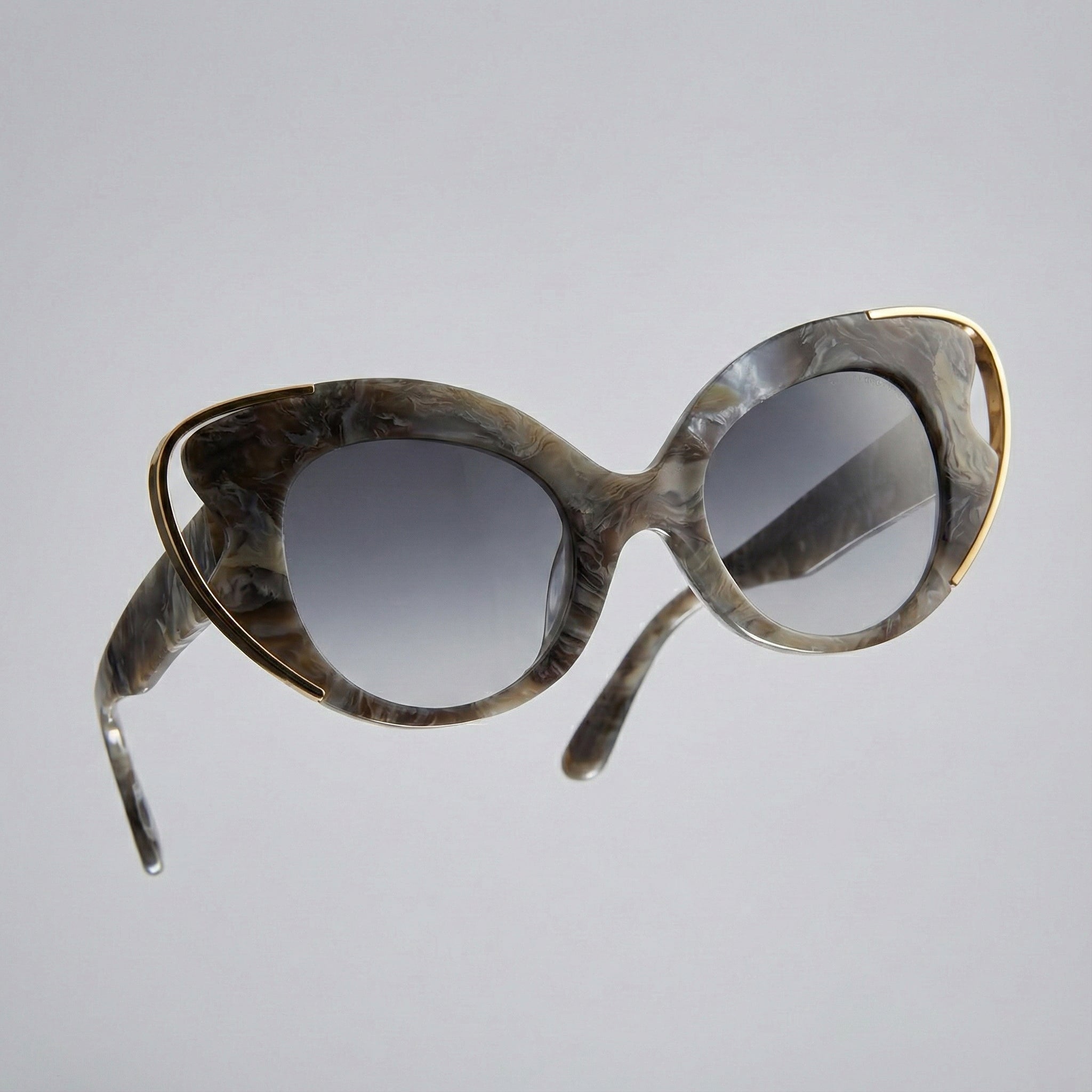 Cateye Primo Marble Collection – Luxury Women's Eyewear by David Ford