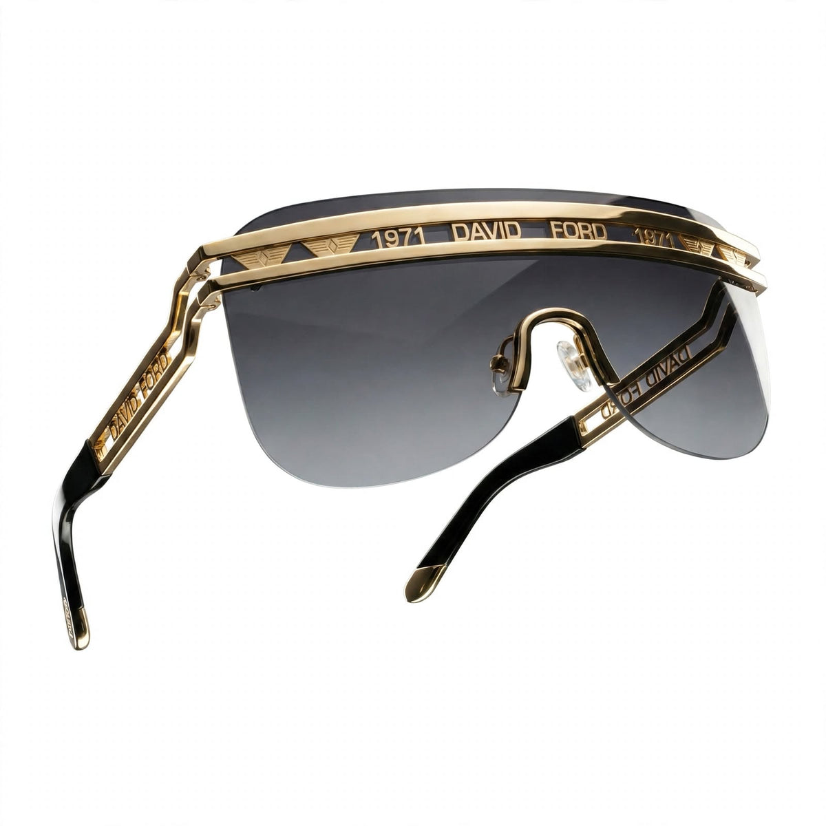 Signature Shield Collection – Luxury Oversized Shield Sunglasses by David Ford