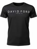 David Ford Paris Ladies T – Elegant Black T-Shirt with Signature Design