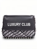 Luxury Club Studded Flopper Purse – Statement Leather Handbag by David Ford