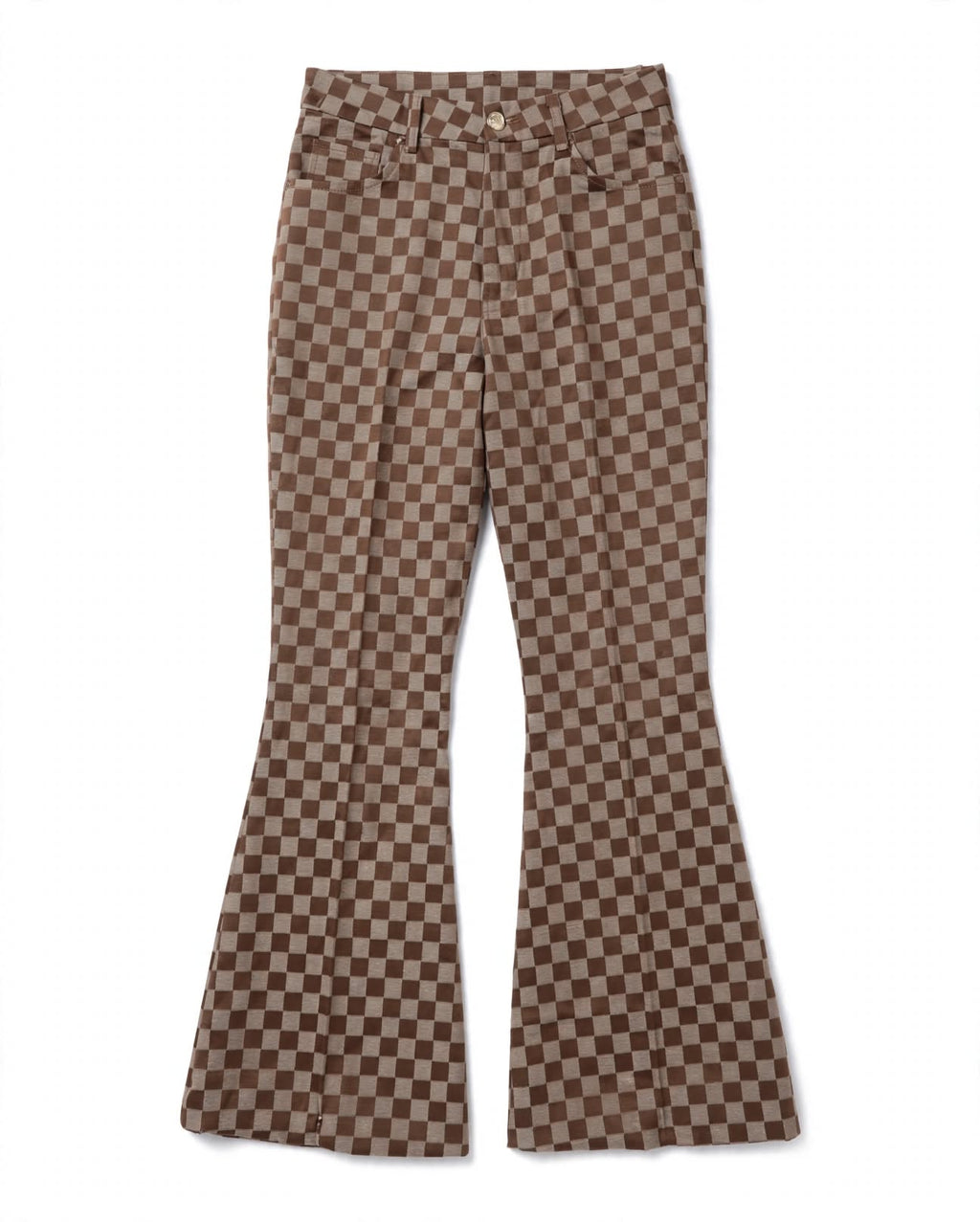 The Terra Chessboard Suit — Tobacco & Truffle Brown