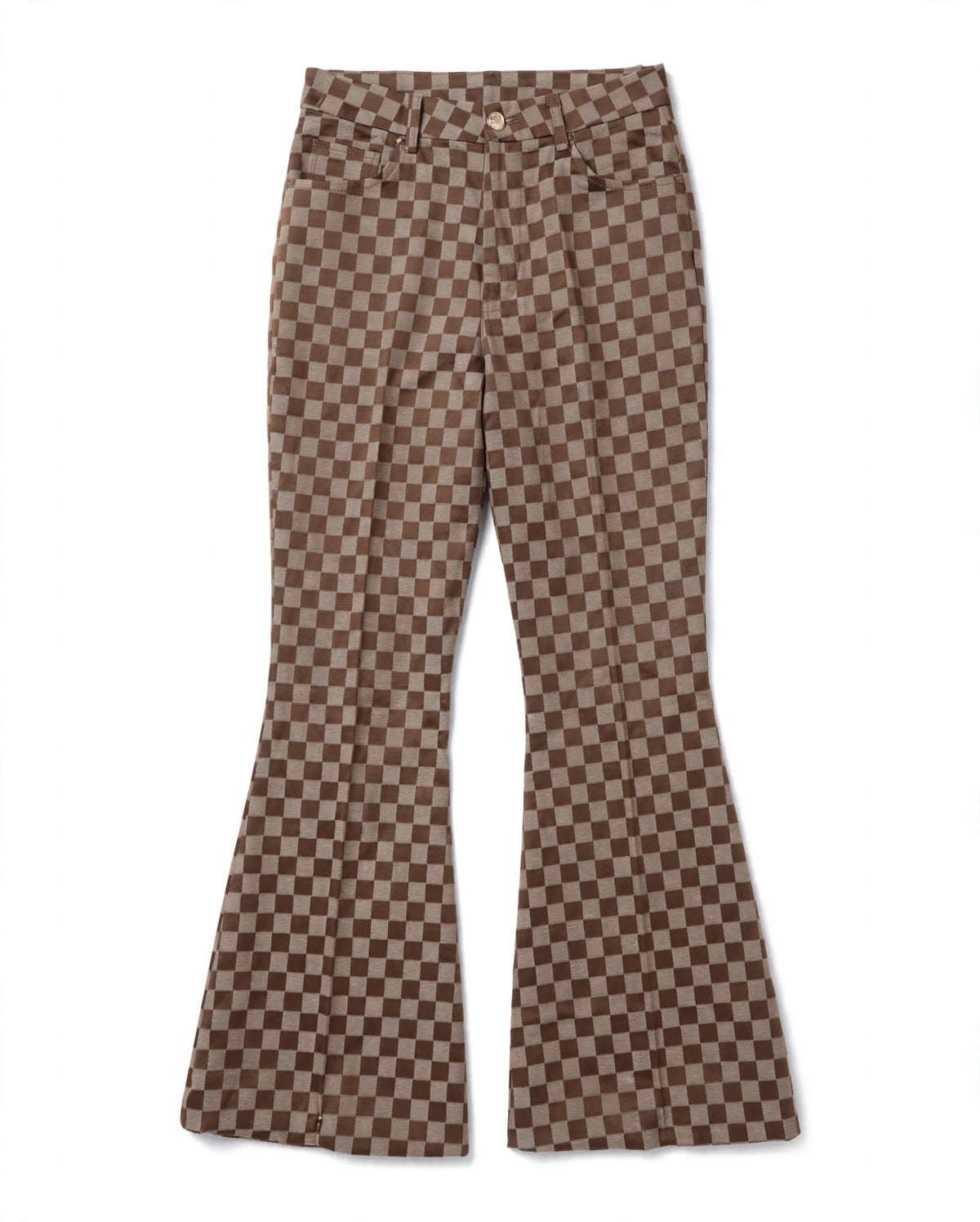 The Terra Chessboard Suit — Tobacco & Truffle Brown
