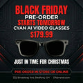 AI VIDEO CYAN GLASSES (PREORDER) TO YOU BY CHRISTMAS