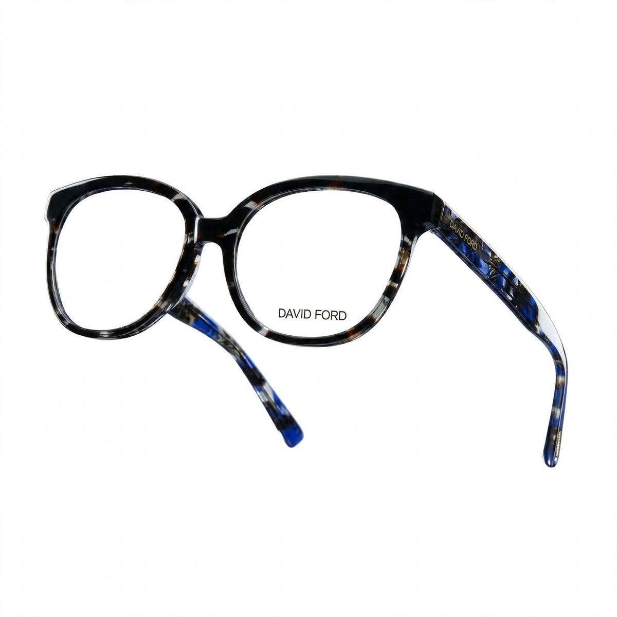 Bizzy – Oversized Round Acetate Eyewear by David Ford