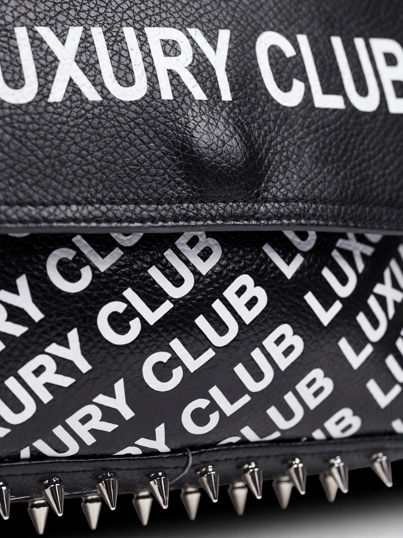 Luxury Club Studded Flopper Purse – Statement Leather Handbag by David Ford