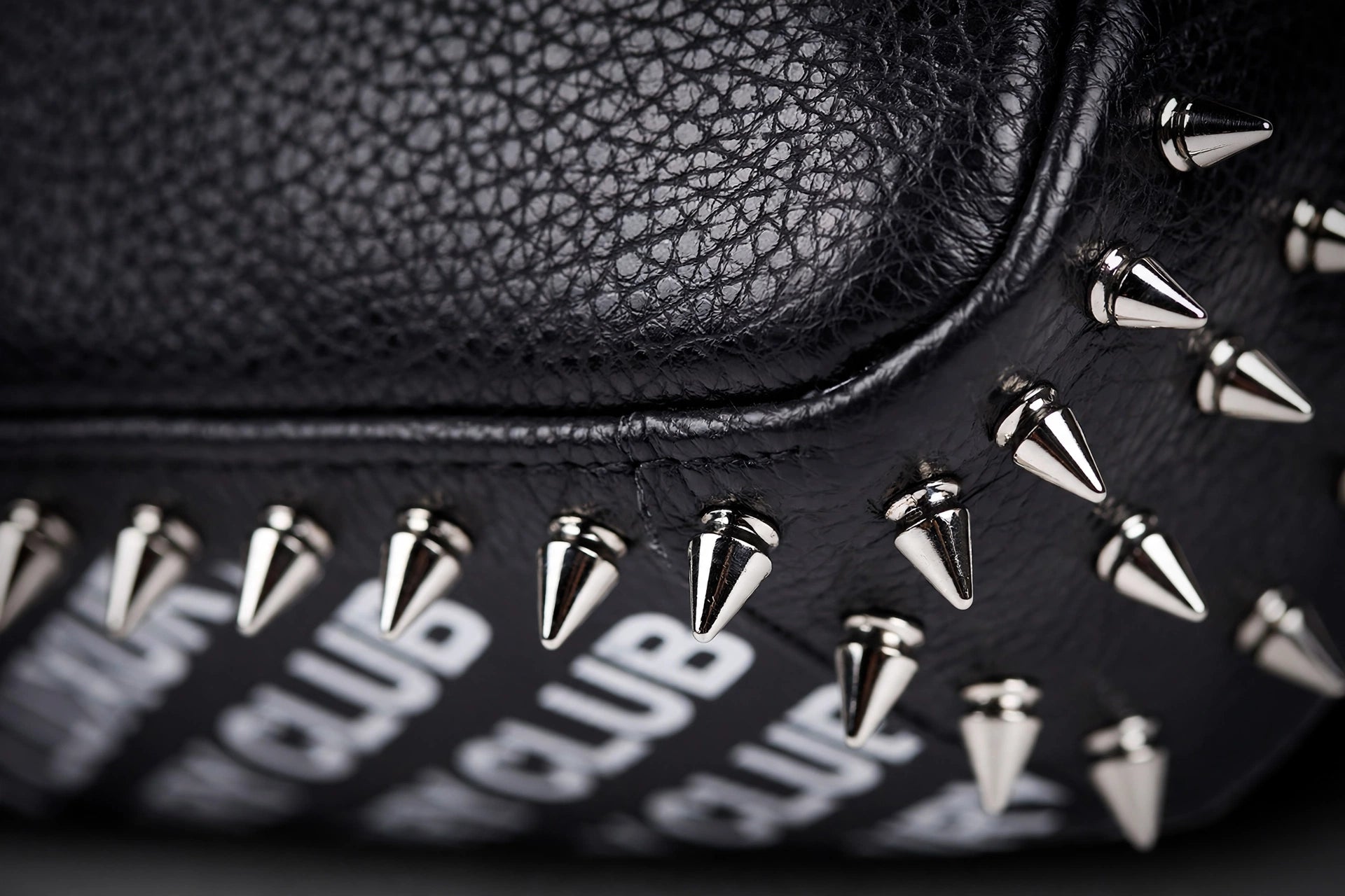 Luxury Club Studded Flopper Purse – Statement Leather Handbag by David Ford
