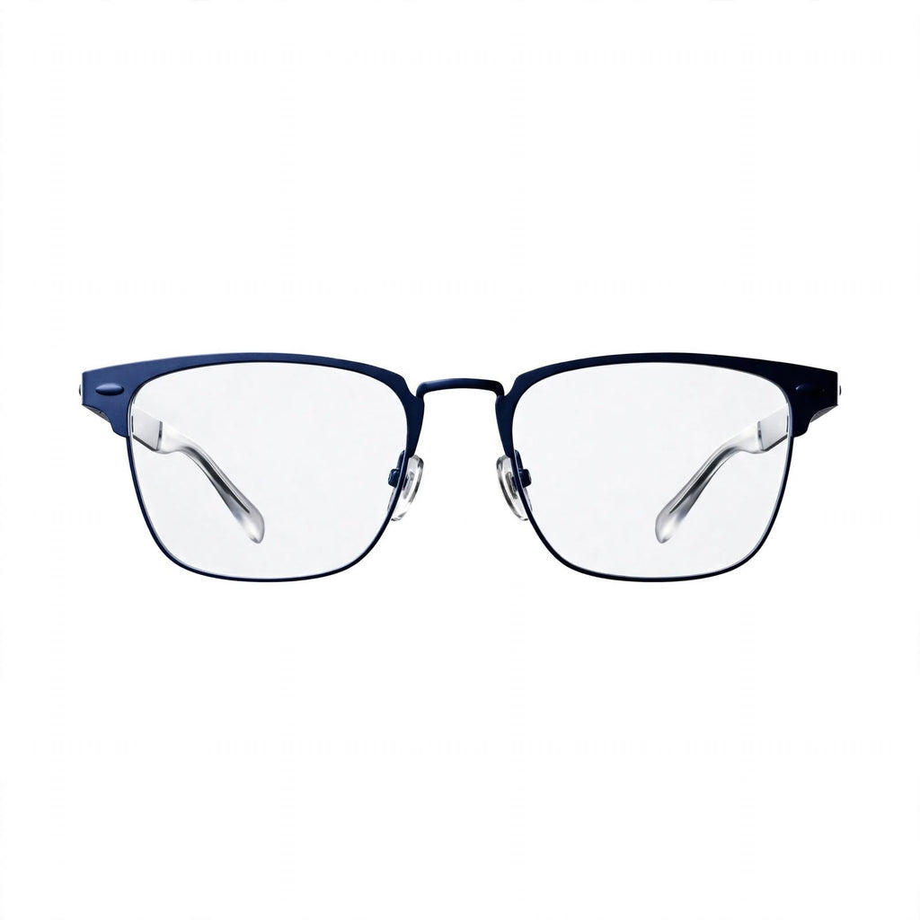 St. Clair Collection – Sophisticated Square Metal Eyewear by David Ford