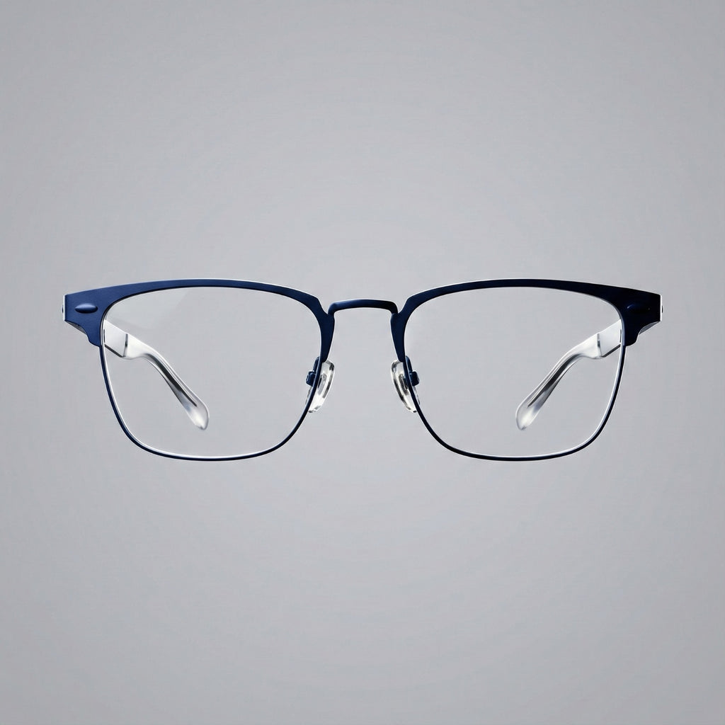 St. Clair Collection – Sophisticated Square Metal Eyewear by David Ford
