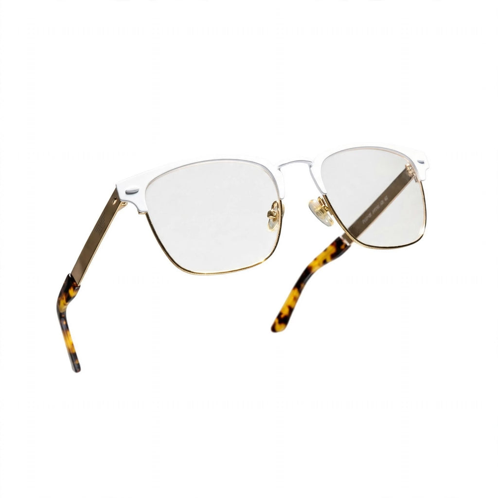 St. Clair Collection – Sophisticated Square Metal Eyewear by David Ford