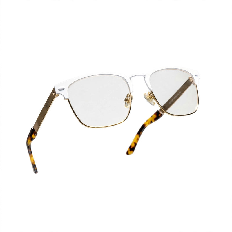St. Clair Collection – Sophisticated Square Metal Eyewear by David Ford