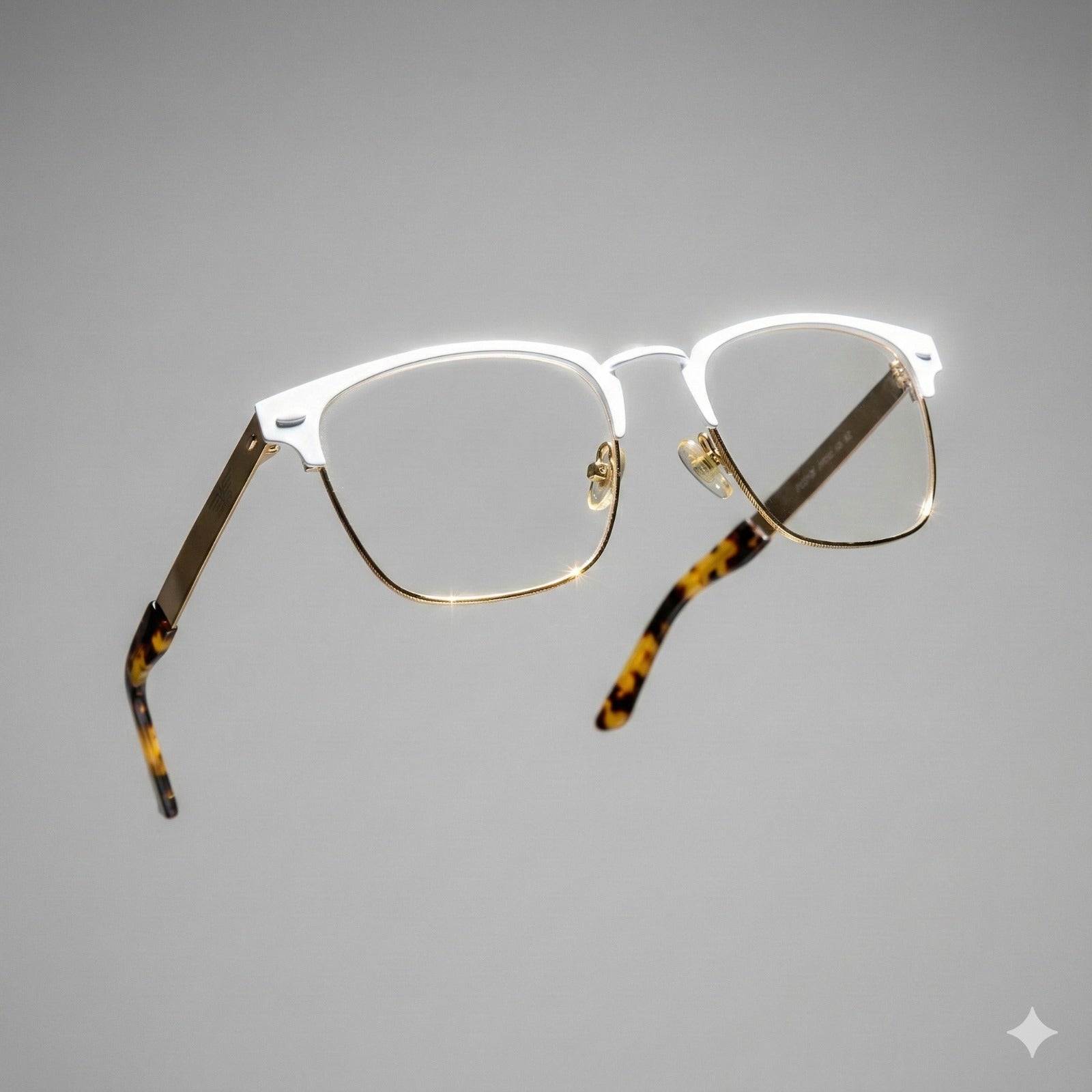 St. Clair Collection – Sophisticated Square Metal Eyewear by David Ford