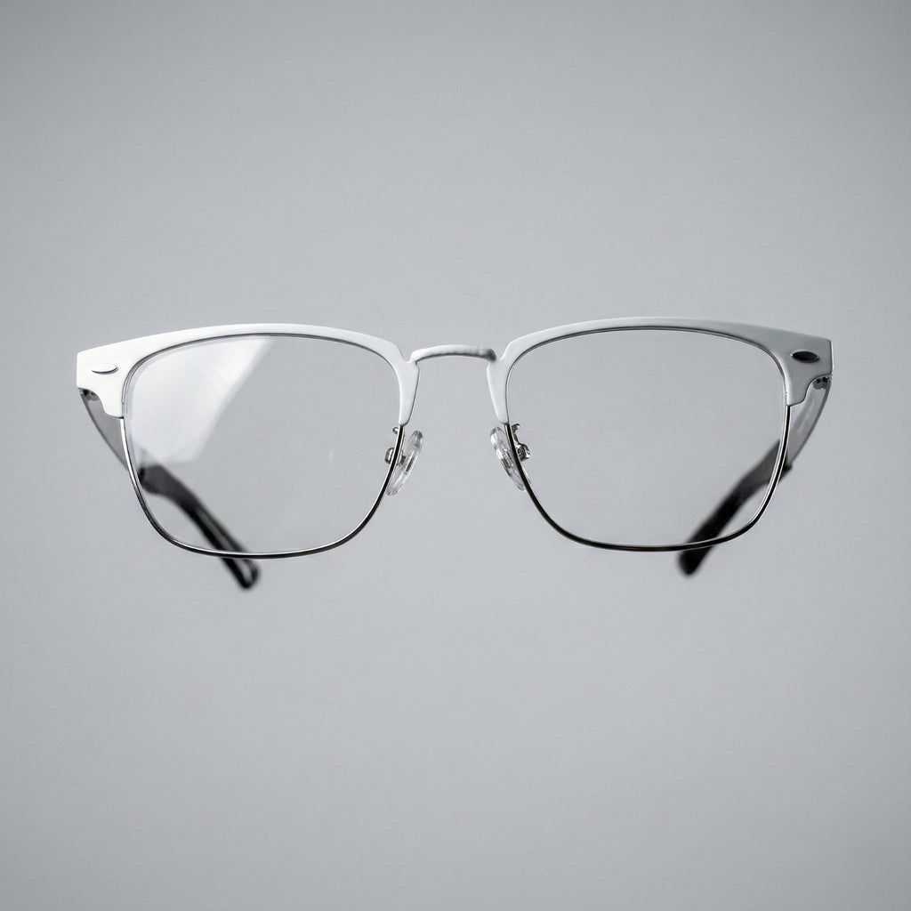 St. Clair Collection – Sophisticated Square Metal Eyewear by David Ford