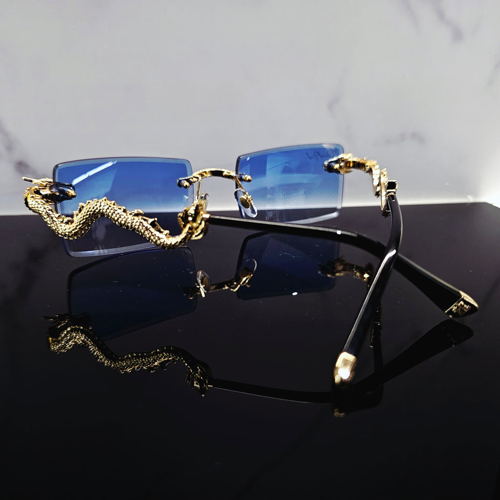 Dragon Rimless Eyewear | Futuristic Luxury Frames by David Ford